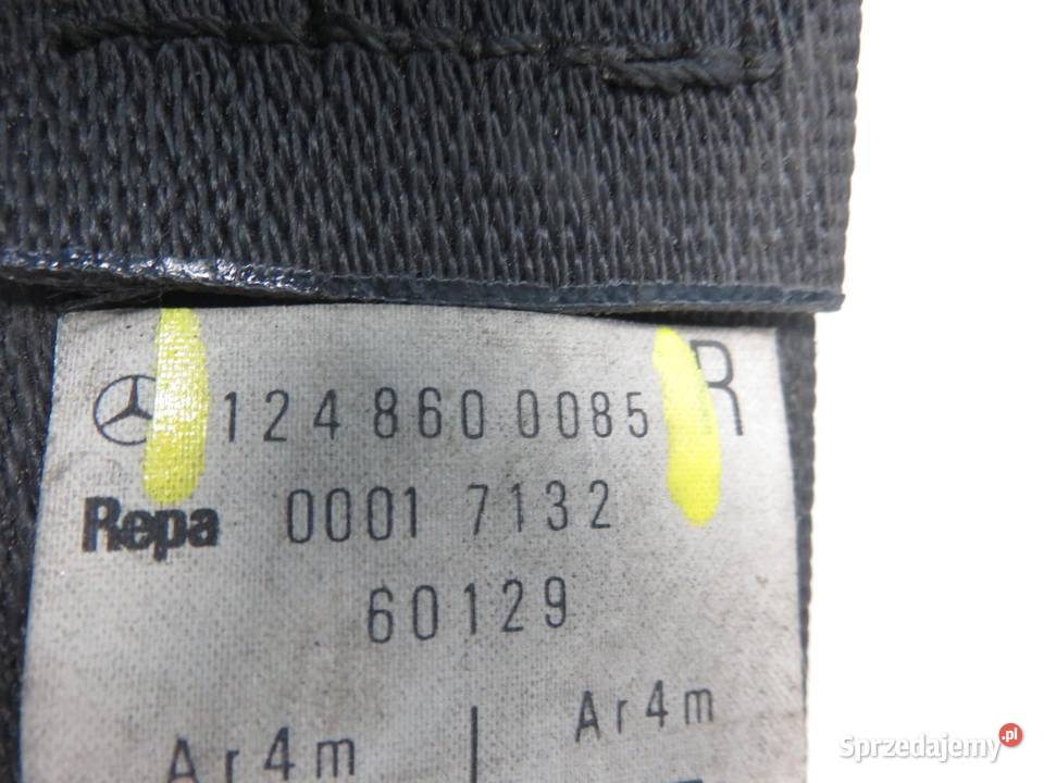 PAS PRAWY PRZEDNI MERCEDESBENZ W124 1248600085 sprzedam