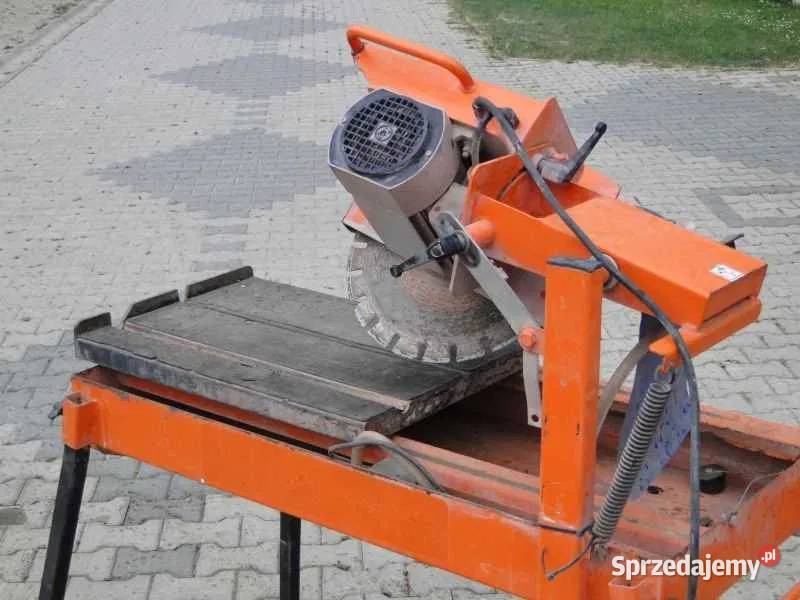 Piła stół Przecinarka do kostki cegły pustaków Łętownia