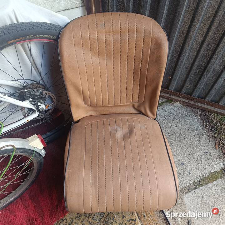 Fiat 126p fotele fotel jasna skaja miodowy Motoryzacja podlaskie Bielsk Podlaski