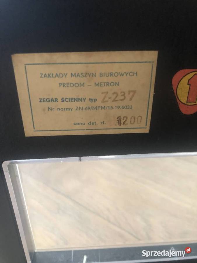 Zegar Predom PRL Ciepielów