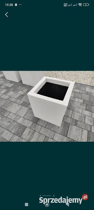 Thermo donica ogrodowa Nowoczesna Lekka Donice Jodłówka-Wałki