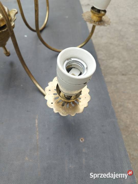 Lampa wisząca świecznik królewski Iżyk żyrandol Szczecin