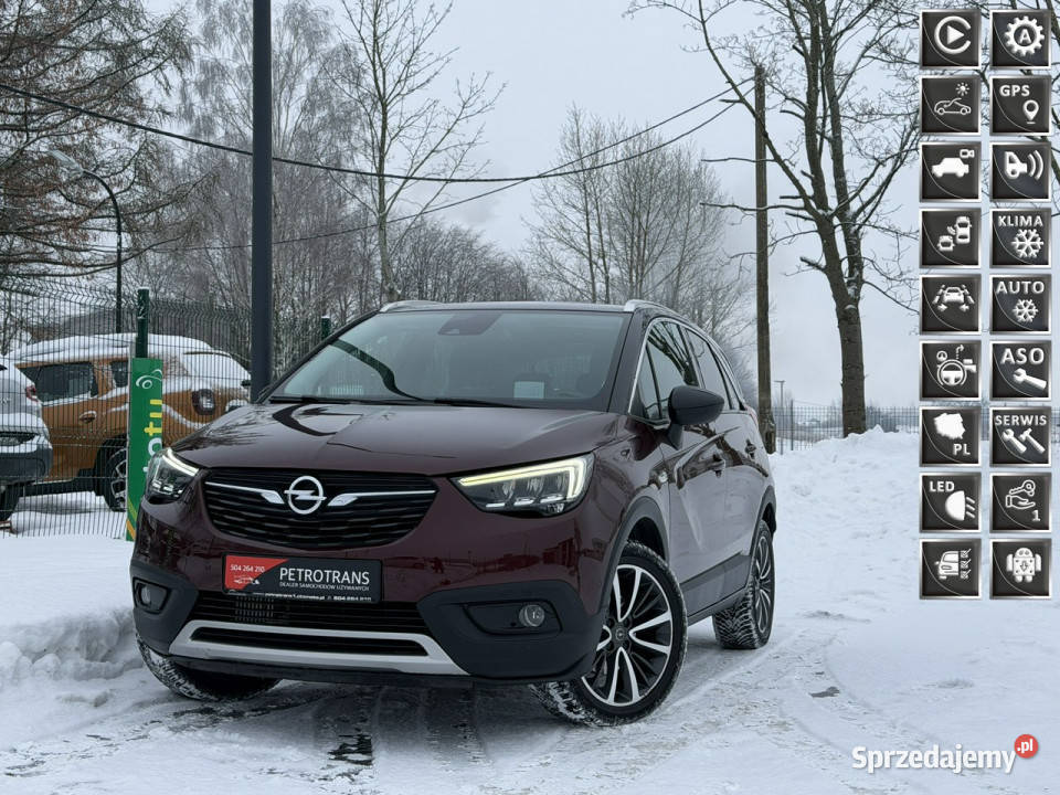 Opel Crossland X 12 110 FULL LED Automat elektrochrom. lusterko wst. Mrągowo sprzedam