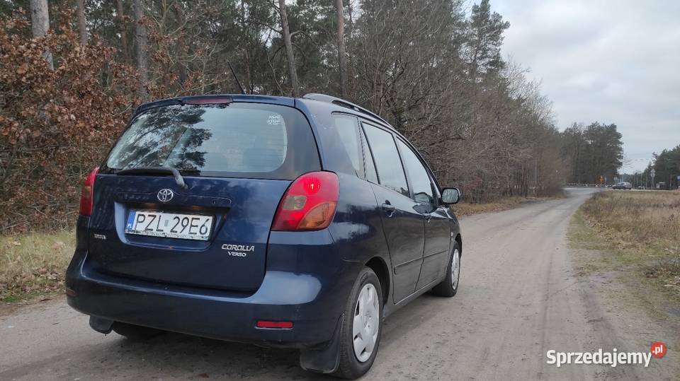 Toyota Corolla Verso 20 D D4D clima wielkopolskie Chodzież