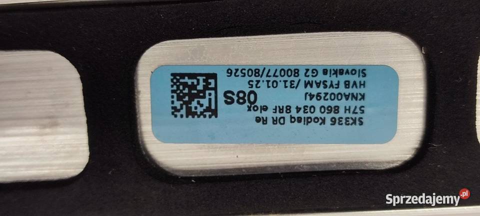 VW TAYRON RELINGI DACHOWE KOMPLET 57H860034