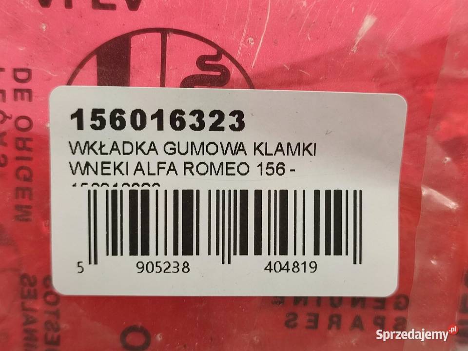 NAKŁADKA PODŁOKIETNIKA DRZWI ALFA ROMEO 156