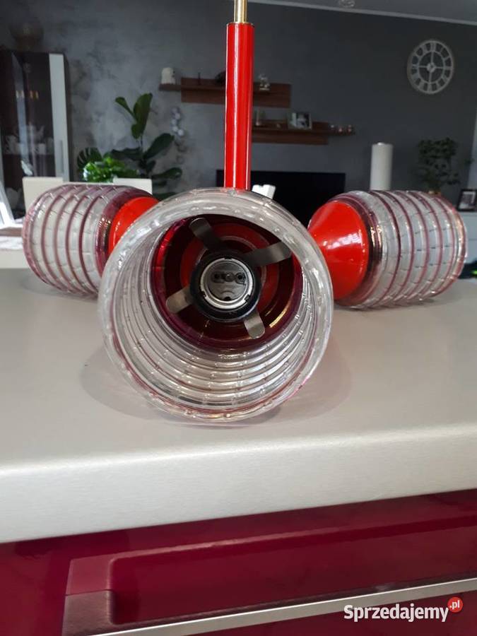 Lampa sufitowa PRL trójramienna