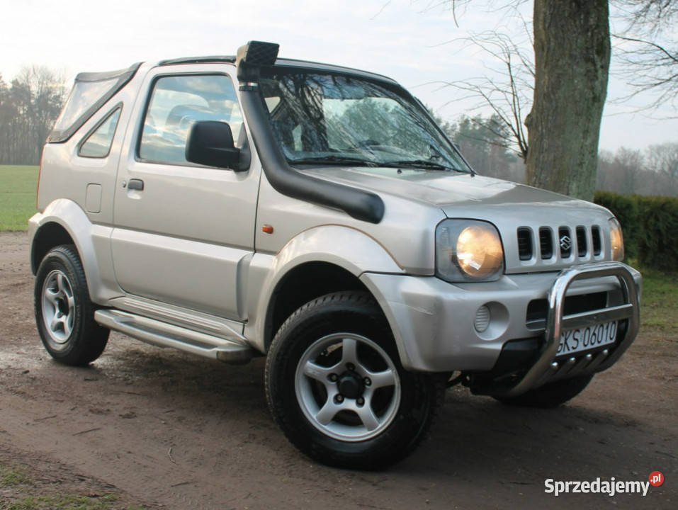 Suzuki Jimny 13 Benzyna 80 4X4 Cabrio NAPĘDY immobilizer Zielenin