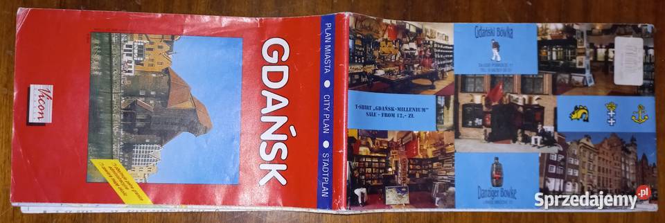 Gdańsk Plan Miasta City Plan Stadtplan 1999 2004 warmińsko-mazurskie