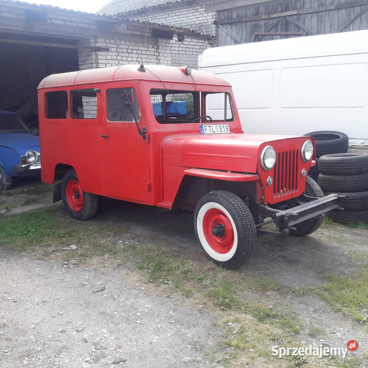 willys cjs zabytek unikat strarz pożarna Jeep Warszawa sprzedam