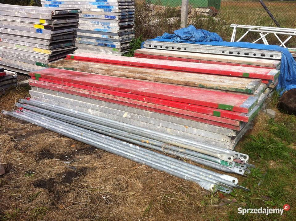 Rusztowanie elewacyjne 82 m2 używane 10x82 m Stare Siołkowice