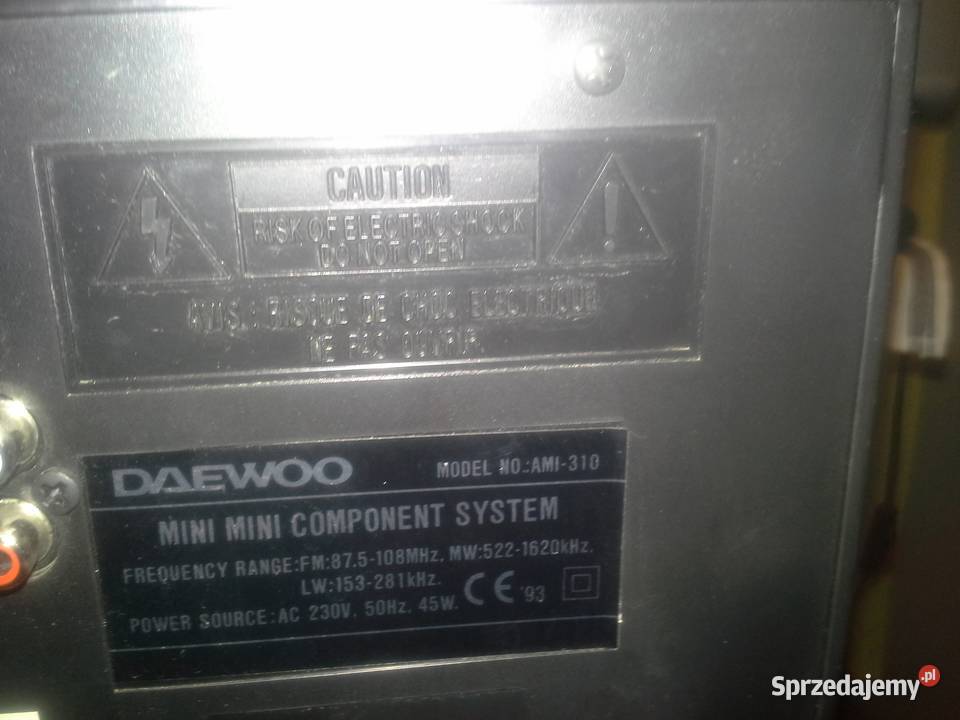 Miniwieża Daewoo Warszawa