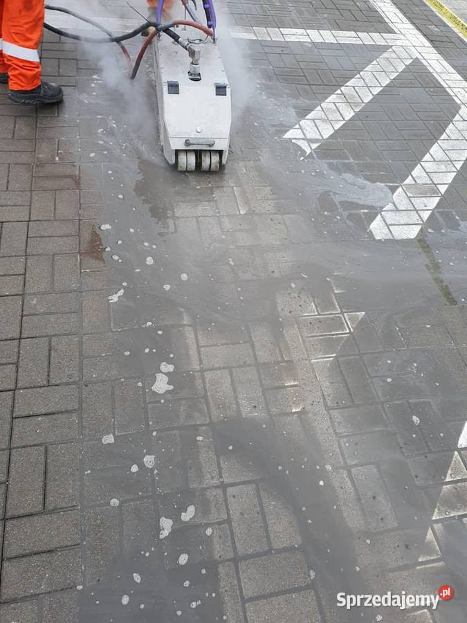 Usuwanie oznakowania hale magazyny drogi Wrocław