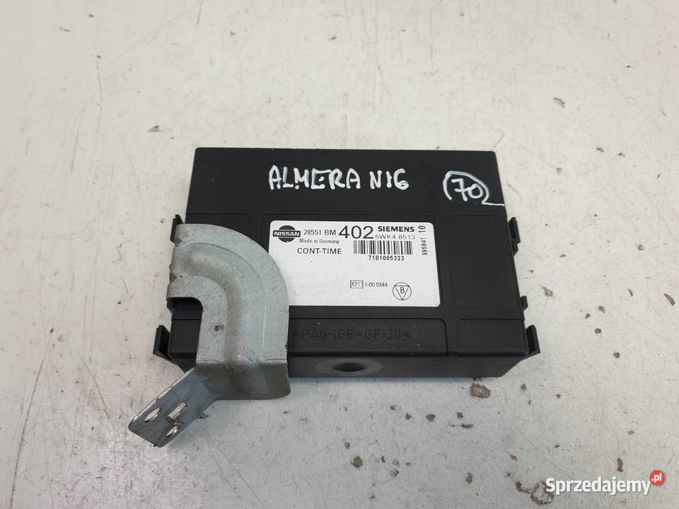 Nissan Almera N16 MODUŁ KOMFORTU 28551BM402 Rudka