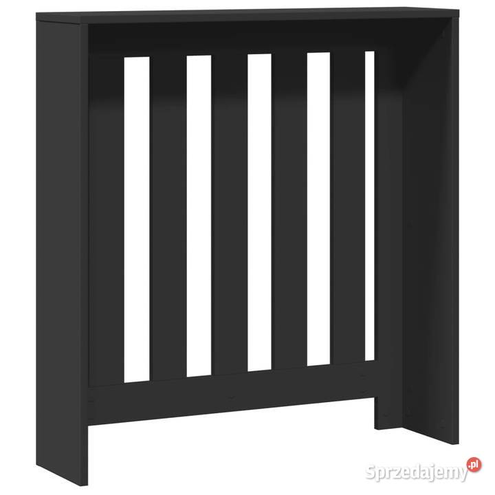Osłona na grzejnik czarna 78x20x82 materiał mazowieckie Warszawa