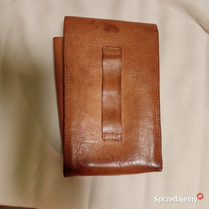 torebka mysliwska do paska z prl skóra Sporty strzeleckie i myślistwo Wałbrzych