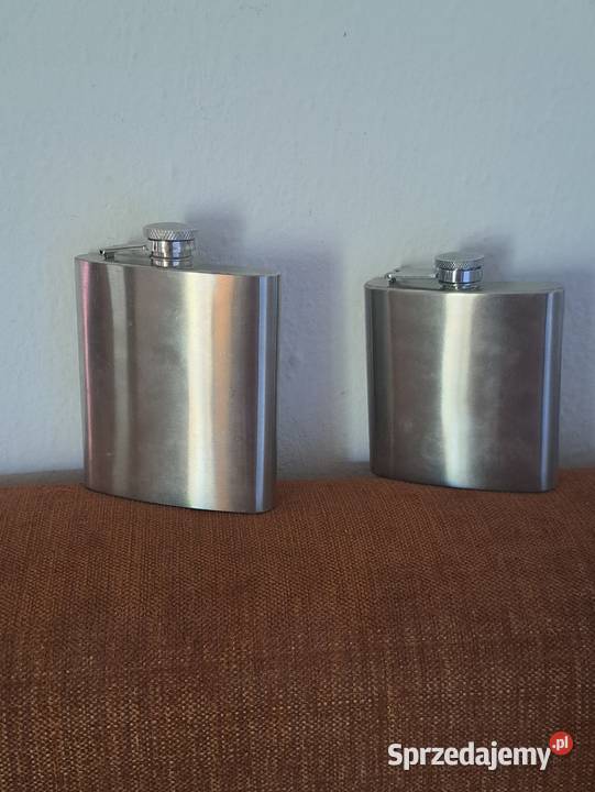 metalowa piersiówka dwie sztuki Warszawa sprzedam