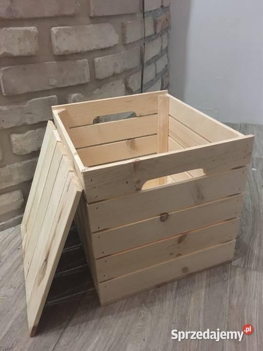 Kallax Ikea skrzynka wkład z pokrywą 33x33x37 Pozostałe