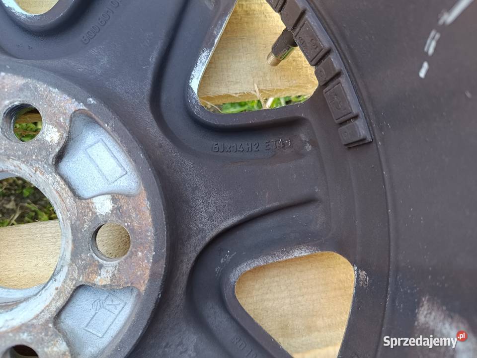 Felgi aluminiowe BBS 5x100 6Jx14H2 ET43 BBS mazowieckie Ostrołęka