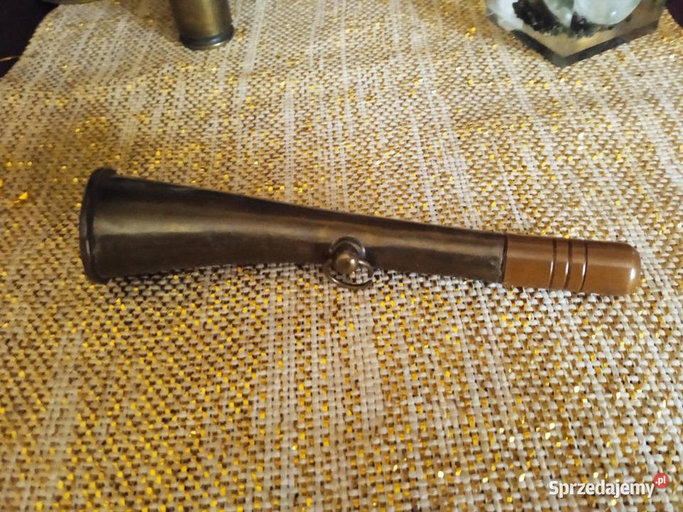 Francuska mosiężna trąbka konduktorska blaszane Kraków