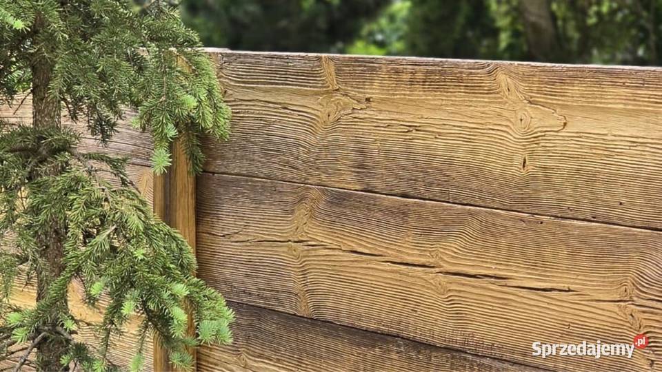 Ogrodzenia z betonowego drewna ogrodzenia Poznań