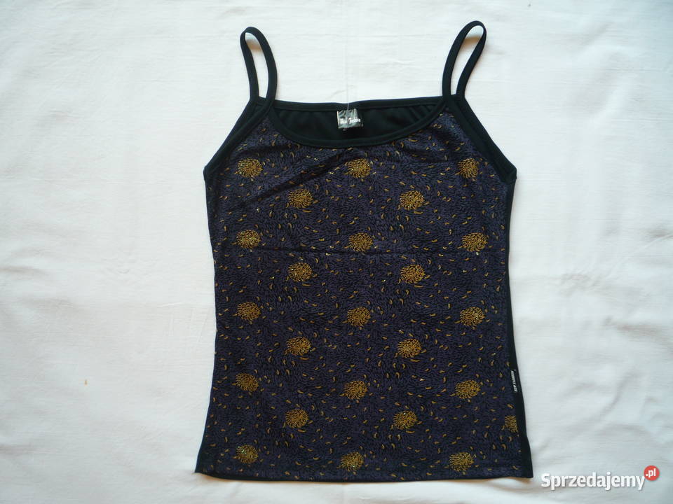 NOWA Fashion Bluzka 34XS 36S top fiotelowy Topy i koszulki