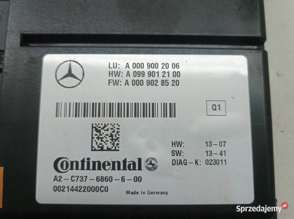MODUŁ A0009002006 MercedesBenz Eklasa IV 2009