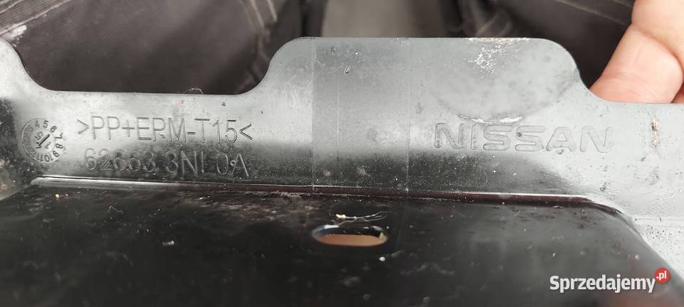 PŁYTA OSŁONA POD ZDERZAK NISSAN LEAF ZEO Osłony silnika Międzychód