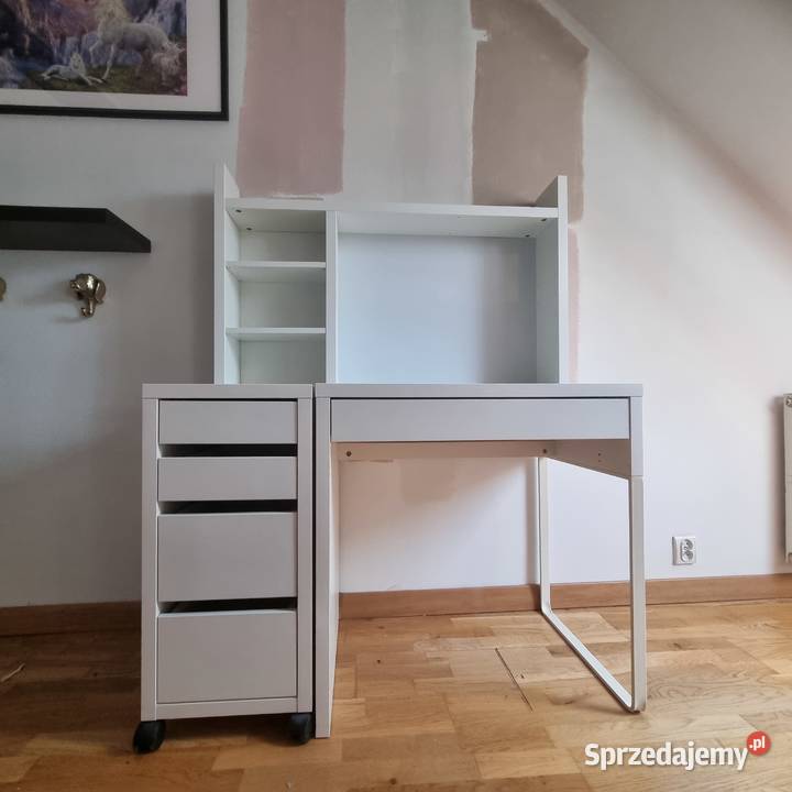 Ikea Micke biurko plus komoda plus nadstawka Wrocław