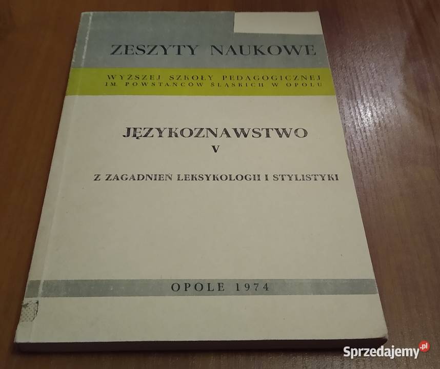 Z zagadnień leksykologii i stylistyki Henryk