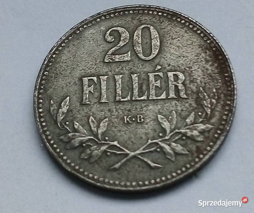 WĘGRY20 FILLER1918 rŻELAZOKAROL Numizmatyka mazowieckie Legionowo