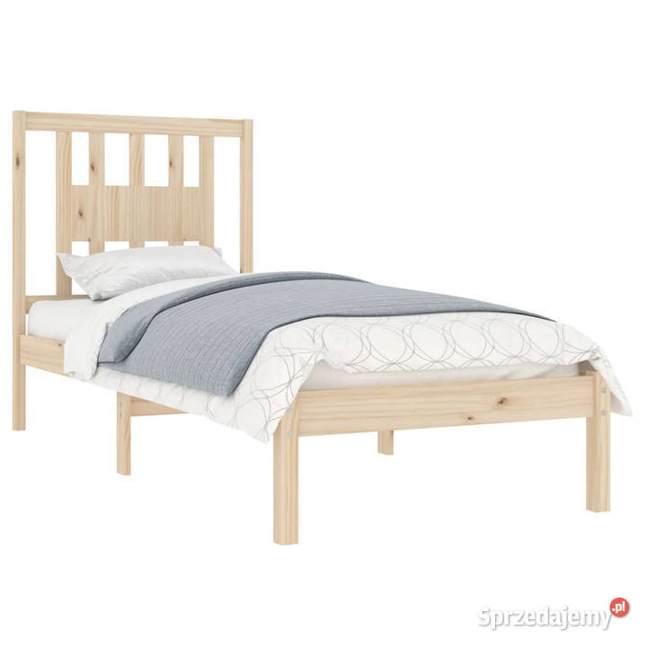 Rama łóżka lite drewno sosnowe 90x200 WM3104048 100cm Warszawa