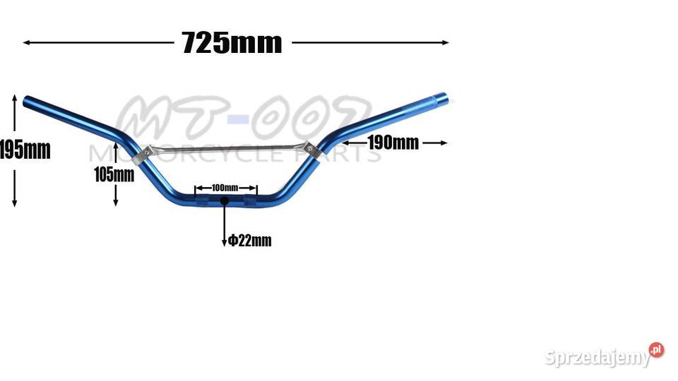 Kierownica motocyklowa 22mm aluminiowa Warszawa