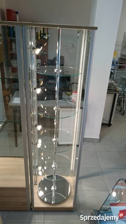Oszklona gablota sklepowa meble sklepowe gabloty Magazynowanie mazowieckie Nowy Dwór Mazowiecki