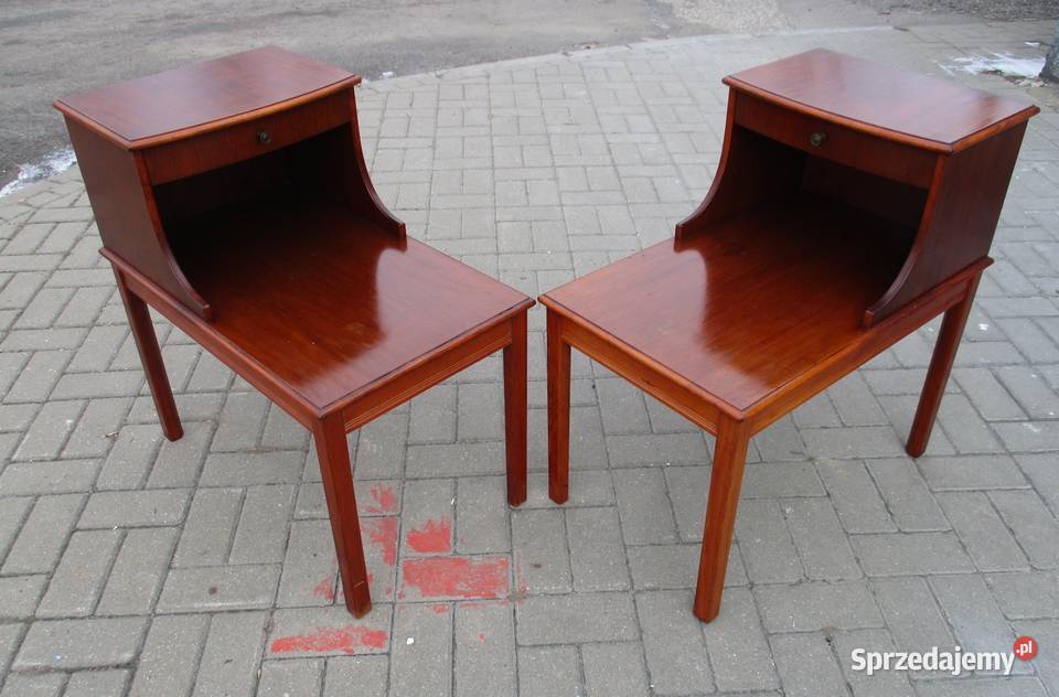 Para stolików nocnychSzwecja lata 60 Meble sprzedam