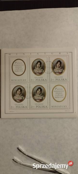 Bloczki komplet malarstwo 1970 Polska Gdynia