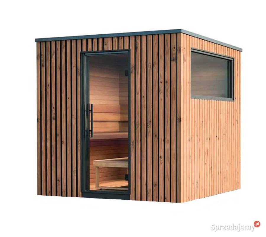 SAUNA OGRODOWA CUBE LUX 200 x 250 ModernHaus Oława