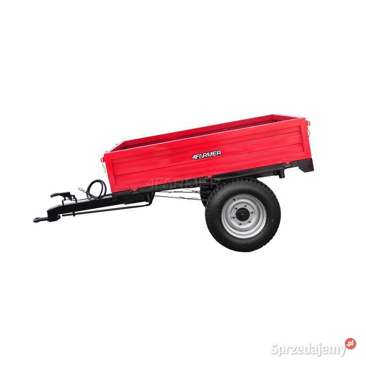 Przyczepa rolnicza jednoosiowa 15T z kiprem Tajęcina