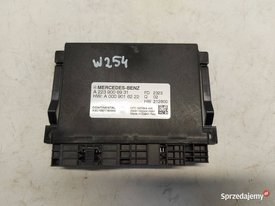 Mercedes W254 GLC 220d MODUŁ STEROWNIK SKRZYNI osobowe sprzedam