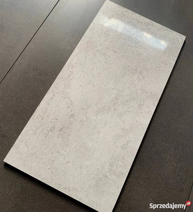 Płytki betonopodobne 120x60 szary gres Mirador Łask