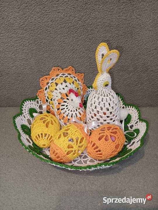 Ozdoby Wielkanocne na szydełku lubelskie Lublin sprzedam