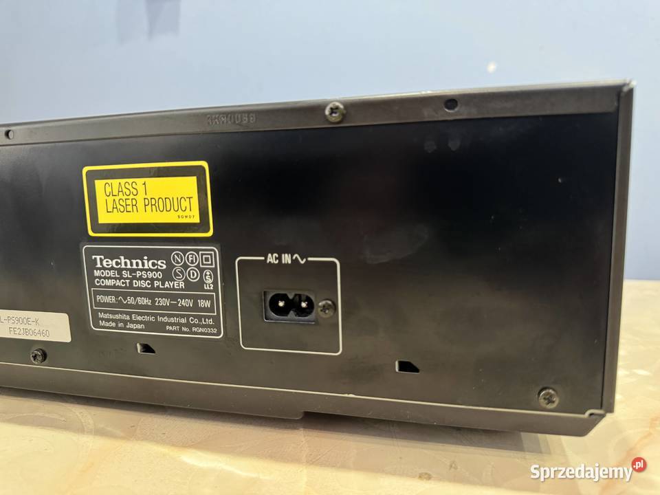 Technics Compact Disc Player SL900