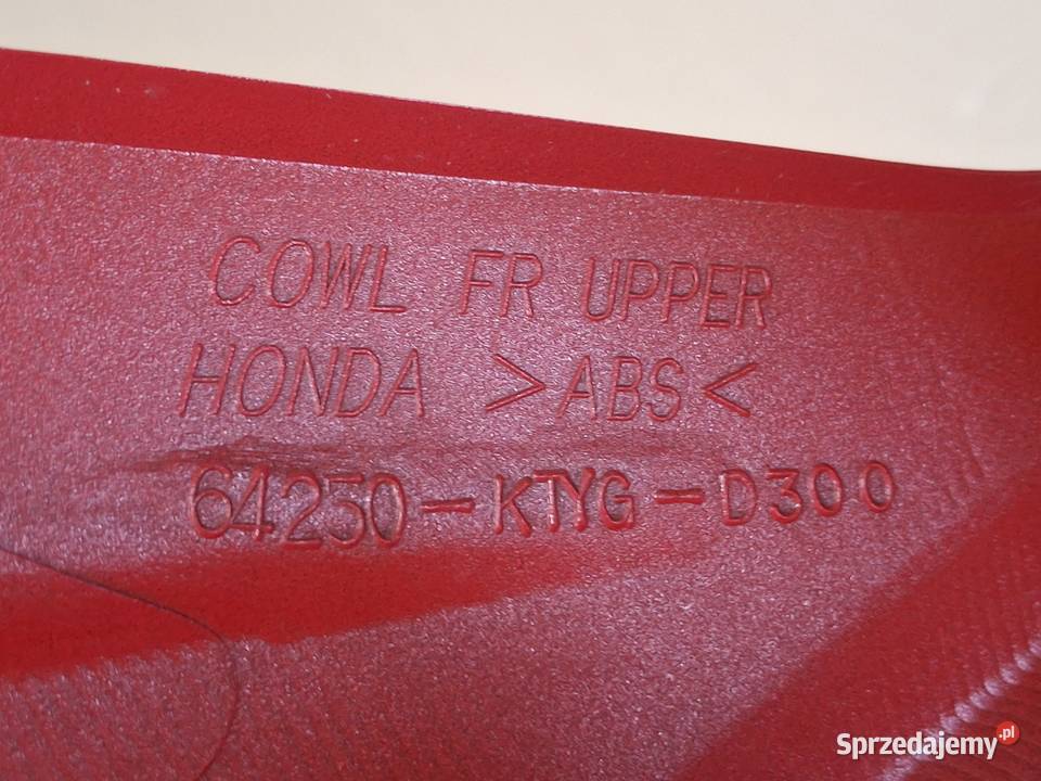 HONDA CBR 125 0910 CZACHA CZASZA OWIEWKA OSŁONA lubuskie