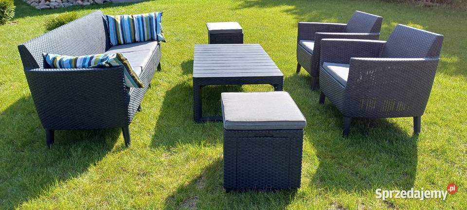 Komplet ogrodowy z podnoszonym stołem Oborniki Śląskie sprzedam