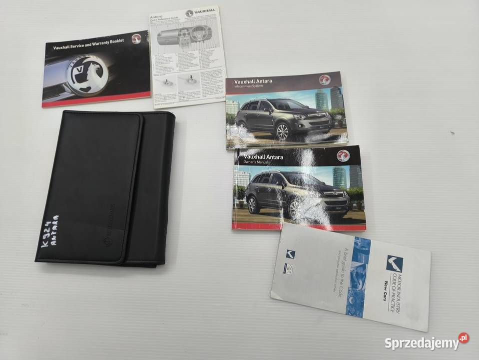 KSIĄŻKA ETUI INSTRUKCJA OPEL ANTARA LIFT sprzedam
