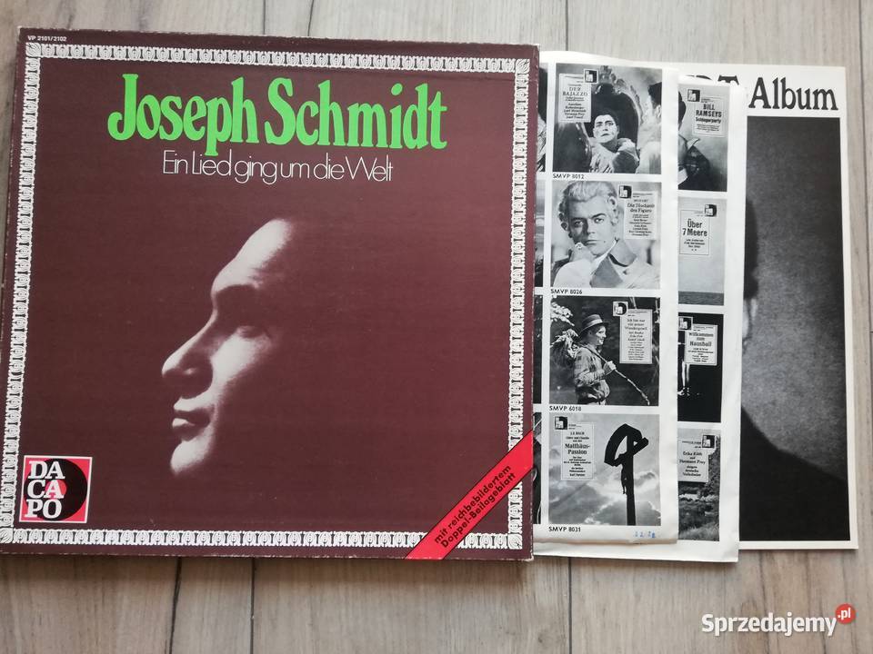 2płytowy album słynnego tenora Josepha Schmidta Wronki