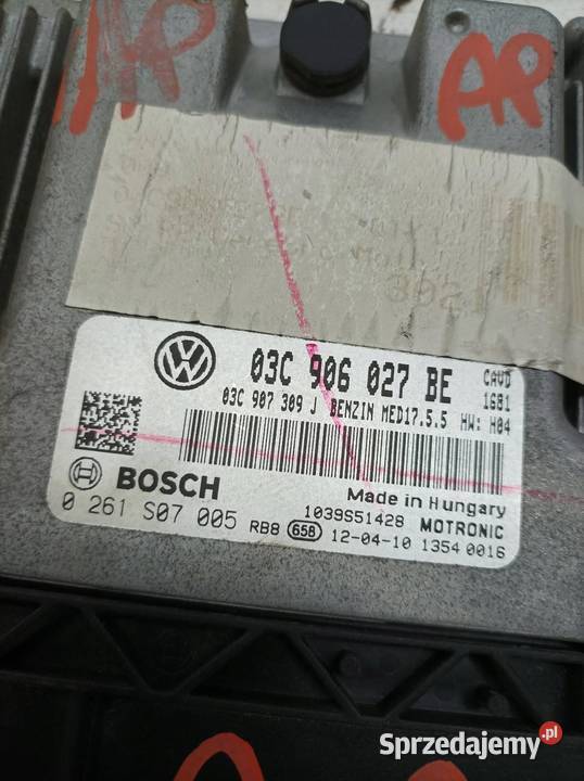 STEROWNIK SILNIKA 03C906027BE 0261S07005 14 B