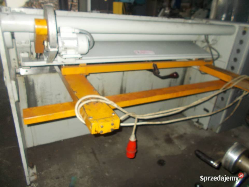 Gilotyna mechaniczna nożyce NTC 2000 x 2 5 mm Krobia