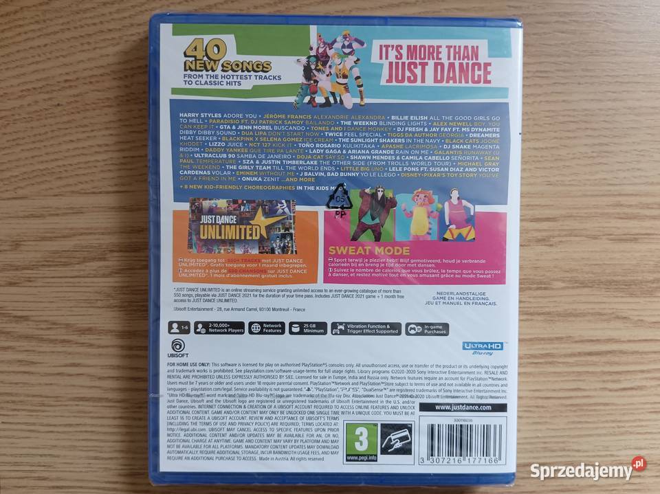 Just Dance 2021 na 5 Playstation 5 nowa w folii Gdańsk