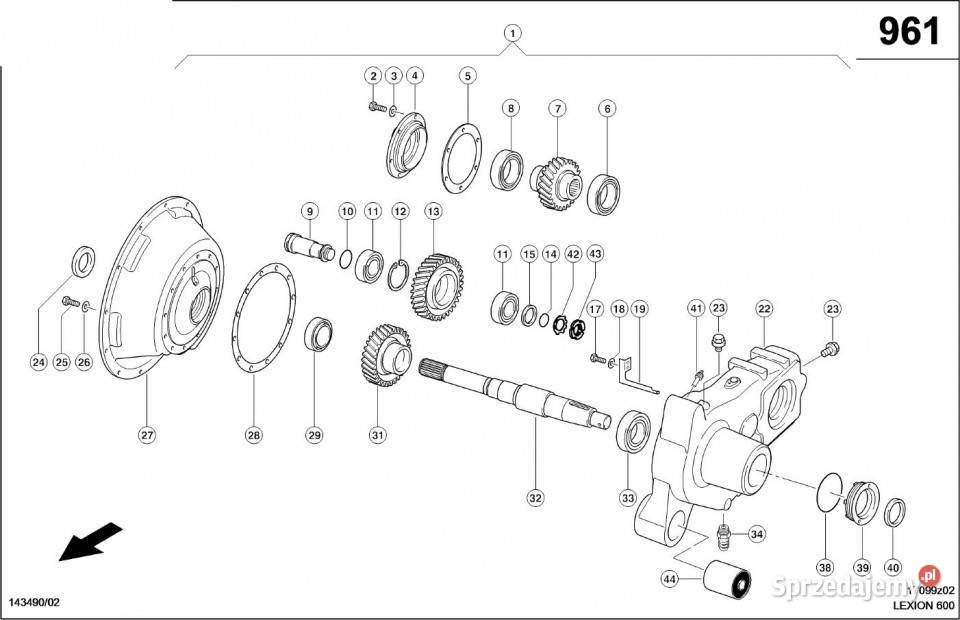Claas Lexion 600 AMORTYZATOR METALOWO GUMOWY Jastrzębniki